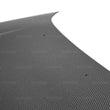 Load image into Gallery viewer, Seibon 04-05 Subaru WRX/STi RS Carbon Fiber Hood - Back View