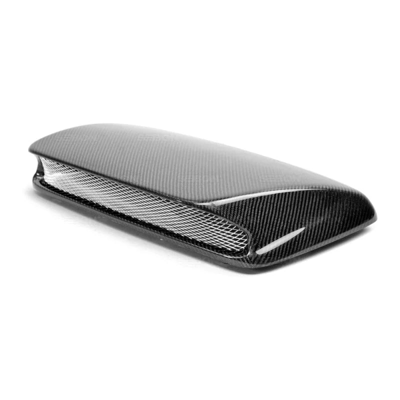 Seibon 04-05 Subaru WRX/STi STi Carbon Fiber Hood Scoop - Only Fits OEM Hoods (Not Seibon Hoods) - Main Product View