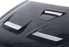 Load image into Gallery viewer, Seibon 04-08 Acura TL CW-Style Carbon Fiber Hood - Installation View