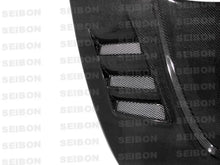 Load image into Gallery viewer, Seibon 04-08 Mazda RX8 TS Carbon Fiber Hood - Side View