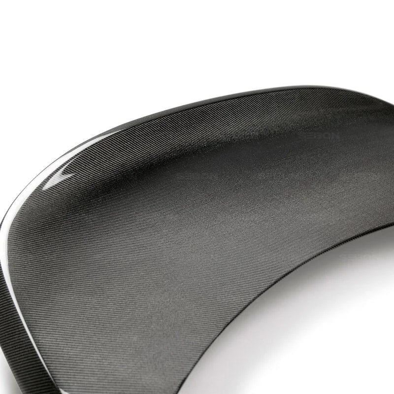 Seibon 04-10 BMW E60 5-Series CSL-Style Carbon Fiber Trunk/Hatch - Back View