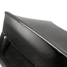Load image into Gallery viewer, Seibon 04-10 BMW E60 5-Series CSL-Style Carbon Fiber Trunk/Hatch - Installation View