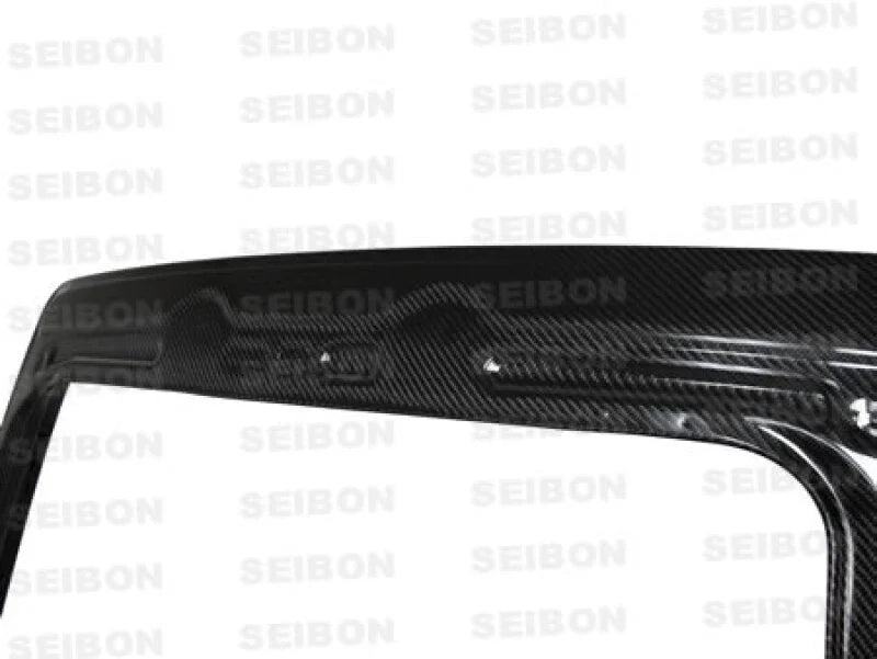 Seibon 05-06 Scion TC OEM Carbon Fiber Trunk Lid - Side View