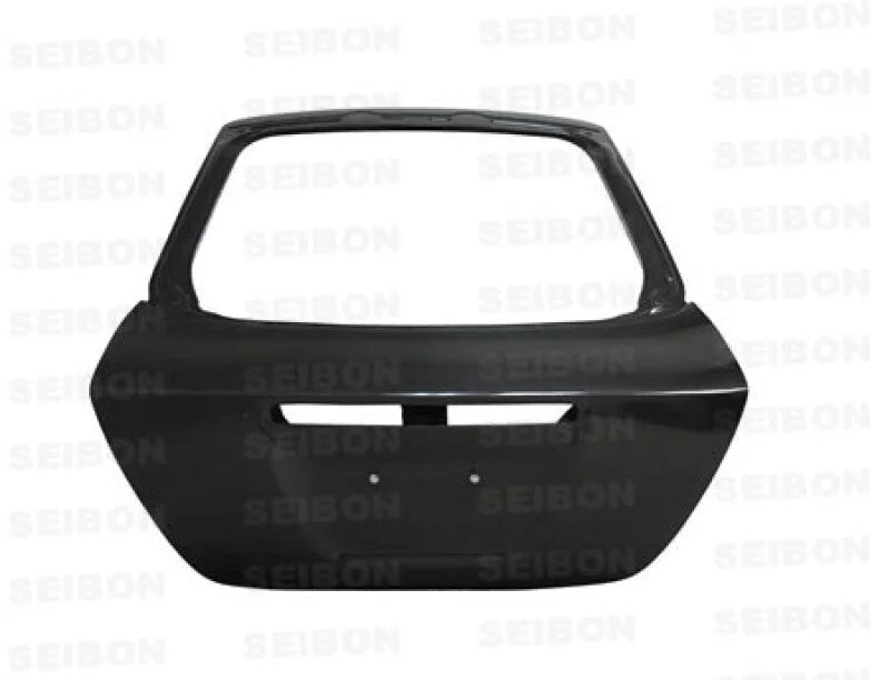 Seibon 05-06 Scion TC OEM Carbon Fiber Trunk Lid - Back View