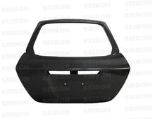 Load image into Gallery viewer, Seibon 05-06 Scion TC OEM Carbon Fiber Trunk Lid - Back View
