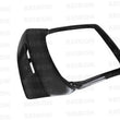Load image into Gallery viewer, Seibon 05-06 Scion TC OEM Carbon Fiber Trunk Lid - Installation View