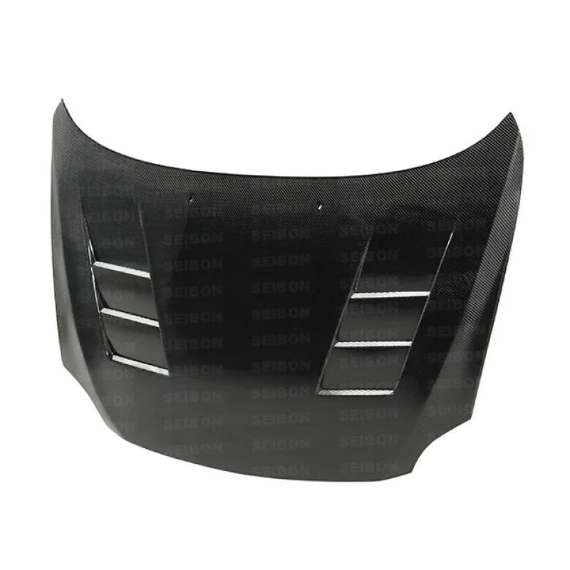 Seibon 05-10 Scion tC (ANT10L) TS-Style Carbon Fiber Hood - Side View