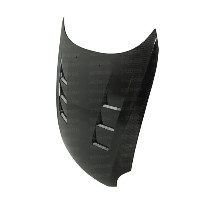 Seibon 05-10 Scion tC (ANT10L) TS-Style Carbon Fiber Hood - Installation View