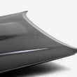 Load image into Gallery viewer, Seibon 05-11 Toyota Tacoma TR-Style Carbon Fiber Hood - Back View