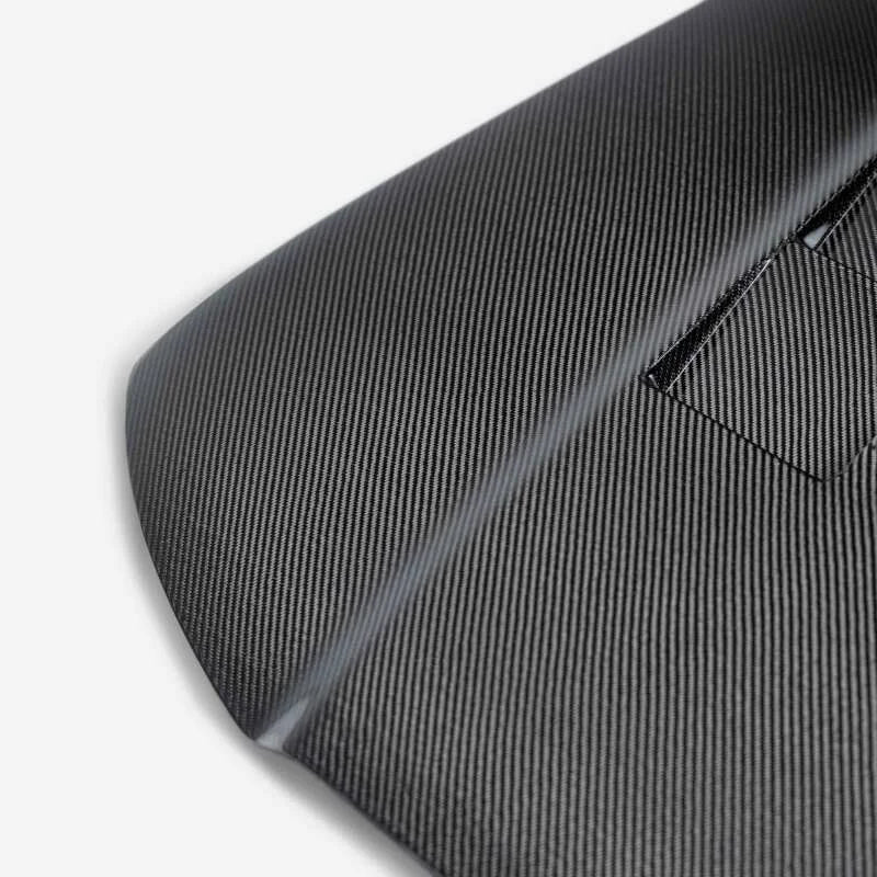 Seibon 05-11 Toyota Tacoma TS-Style Carbon Fiber Hood - Main Product View