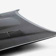 Load image into Gallery viewer, Seibon 05-11 Toyota Tacoma TS-Style Carbon Fiber Hood - Side View