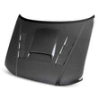Load image into Gallery viewer, Seibon 05-11 Toyota Tacoma TS-Style Carbon Fiber Hood - Back View