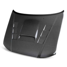 Load image into Gallery viewer, Seibon 05-11 Toyota Tacoma TS-Style Carbon Fiber Hood - Back View