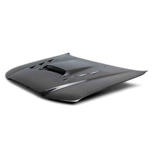 Load image into Gallery viewer, Seibon 05-11 Toyota Tacoma TS-Style Carbon Fiber Hood - Installation View
