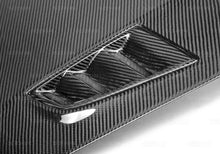 Load image into Gallery viewer, Seibon 06-07 Honda Civic 4 Door MGII-Style Carbon Fiber Hood - Main Product View