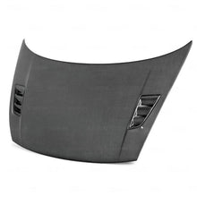 Load image into Gallery viewer, Seibon 06-07 Honda Civic 4 Door MGII-Style Carbon Fiber Hood - Side View