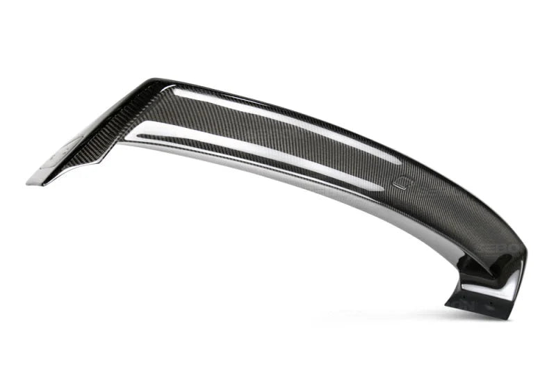 Seibon 06-07 Subaru WRX/STi Carbon Fiber CH Style Rear Roof Spoiler - Side View