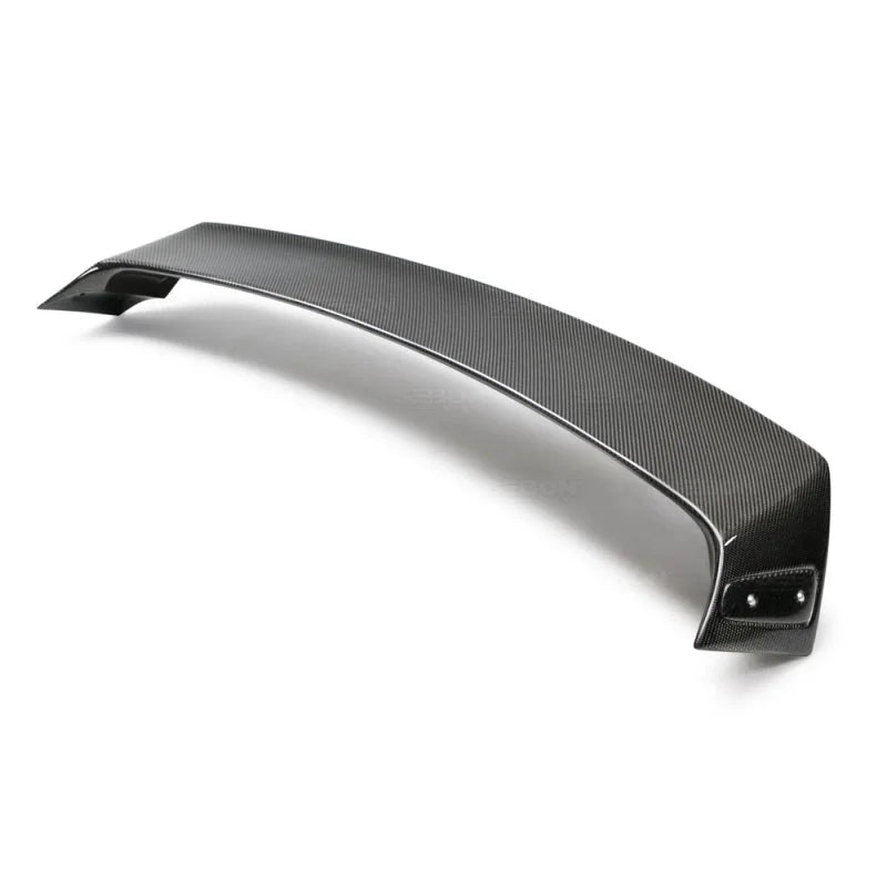 Seibon 06-07 Subaru WRX/STi Carbon Fiber CH Style Rear Roof Spoiler - Back View
