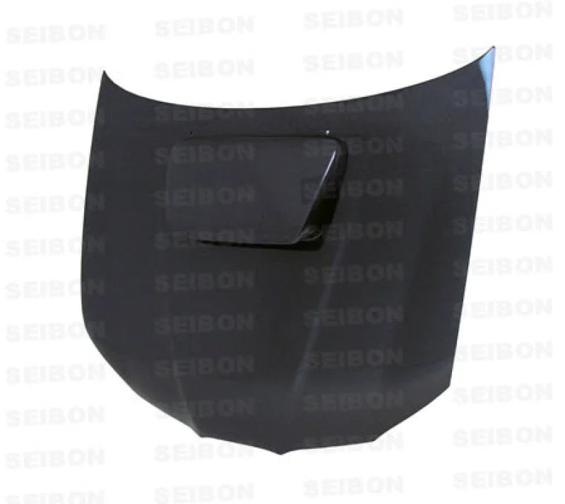 Seibon 06-07 Subaru WRX/STi OEM Carbon Fiber Hood - Side View