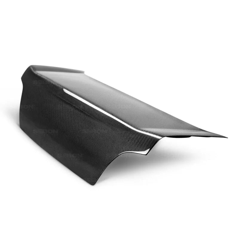 Seibon 06-07 Subaru WRX/STi OEM Carbon Fiber Trunk Lid **does not fit 02-05 models - Side View
