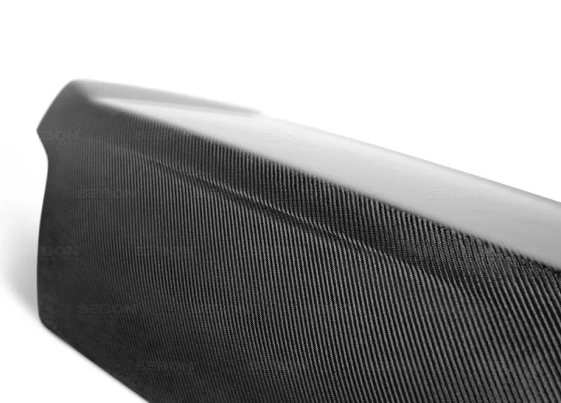 Seibon 06-07 Subaru WRX/STi OEM Carbon Fiber Trunk Lid **does not fit 02-05 models - Back View