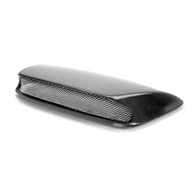 Load image into Gallery viewer, Seibon 06-07 Subaru WRX/STi STi Carbon Fiber Hood Scoop - Only Fits OEM Hoods (Not Seibon Hoods) - Side View