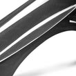 Load image into Gallery viewer, Seibon 06-07 Subaru WRX/STi (Sedan Only) 10mm Wider Carbon Fiber Fenders - Installation View