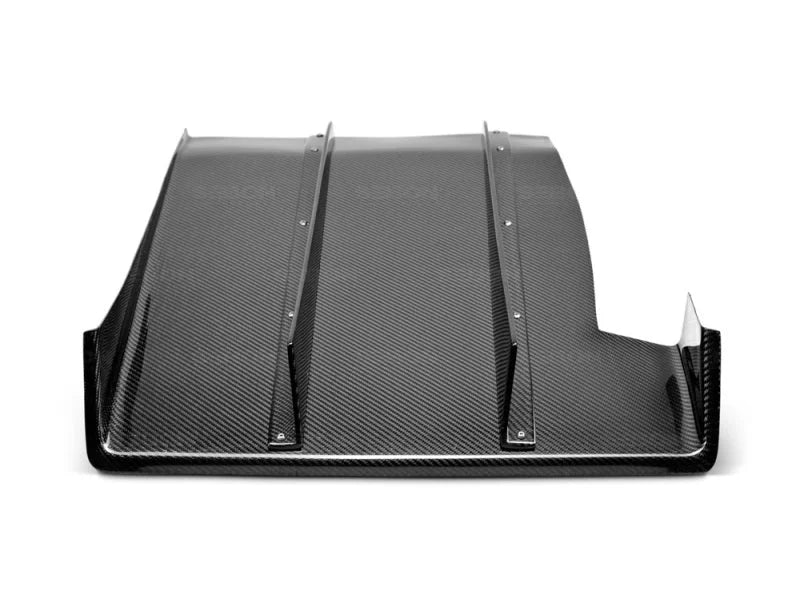 Seibon 06-07 WRX Carbon Fiber Rear Diffuser - Installation View