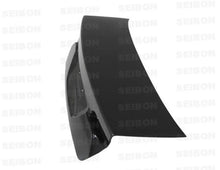 Load image into Gallery viewer, Seibon 06-08 Honda Civic 4DR OEM Carbon Fiber Trunk Lid - Detail View
