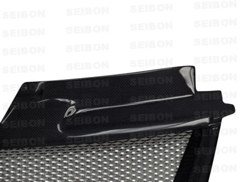 Seibon 06-08 VW Golf GTi TD Carbon Fiber Front Grill - Side View