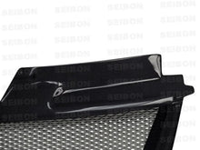 Load image into Gallery viewer, Seibon 06-08 VW Golf GTi TD Carbon Fiber Front Grill - Side View