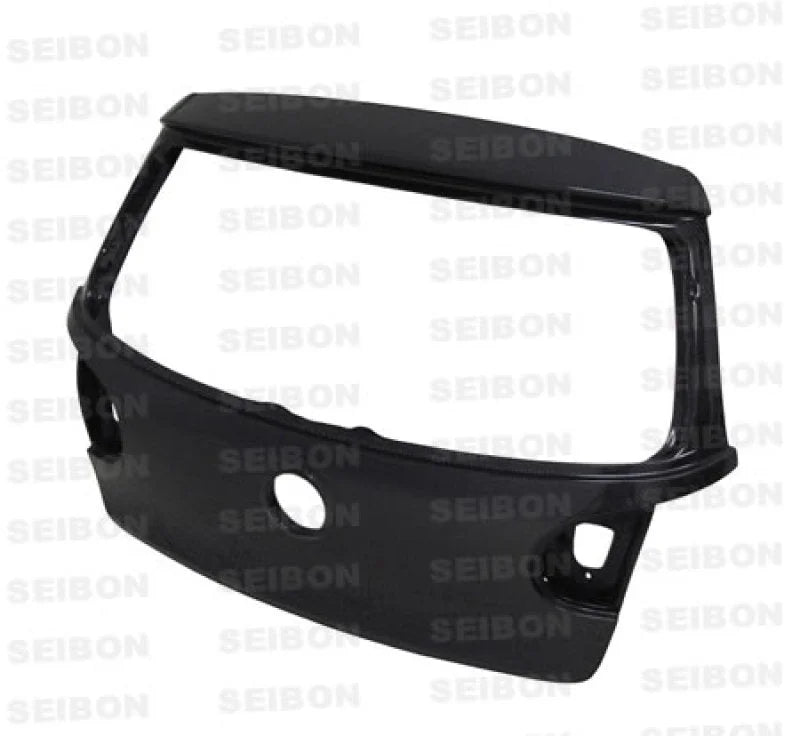 Seibon 06-09 Volkswagegn Golf GTI OEM Carbon Fiber Trunk Lid - Side View