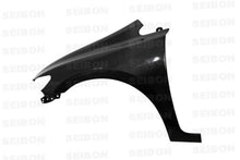 Load image into Gallery viewer, Seibon 06-10 Honda Civic 2dr OEM Style Carbon Fiber Fenders (pair) - Side View