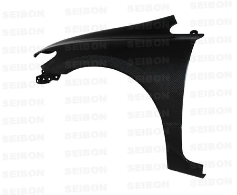 Seibon 06-10 Honda Civic 2dr OEM Style Carbon Fiber Fenders (pair) - Back View