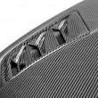Load image into Gallery viewer, Seibon 06-10 Honda Civic 4 Door JDM / Acura CSX (FD1/2/3/5) MG II Carbon Fiber Hood - Installation View