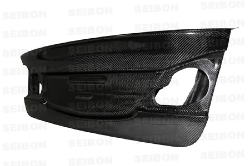 Seibon 06-10 Honda Civic 4DR JDB / Acura CSX OEM Carbon Fiber Trunk/Hatch - Side View