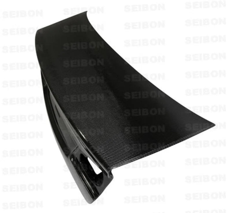 Seibon 06-10 Honda Civic 4DR JDB / Acura CSX OEM Carbon Fiber Trunk/Hatch - Detail View