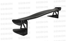 Load image into Gallery viewer, Seibon 06-10 Honda Civic 4DR MG Style Carbon Fiber Rear Spoiler - Side View