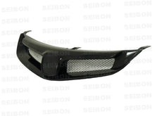 Load image into Gallery viewer, Seibon 06-10 Honda Civic 4Dr JDM / Acura CSX MG-Style Carbon Fiber Grill - Side View