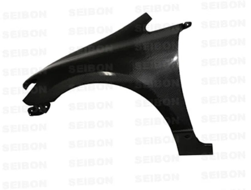 Seibon 06-10 Honda Civic 4dr JDM / Acura CSX Carbon Fiber JDM Model Fenders (Pair) - Back View