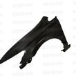 Load image into Gallery viewer, Seibon 06-10 Honda Civic 4dr JDM / Acura CSX Carbon Fiber JDM Model Fenders (Pair) - Installation View