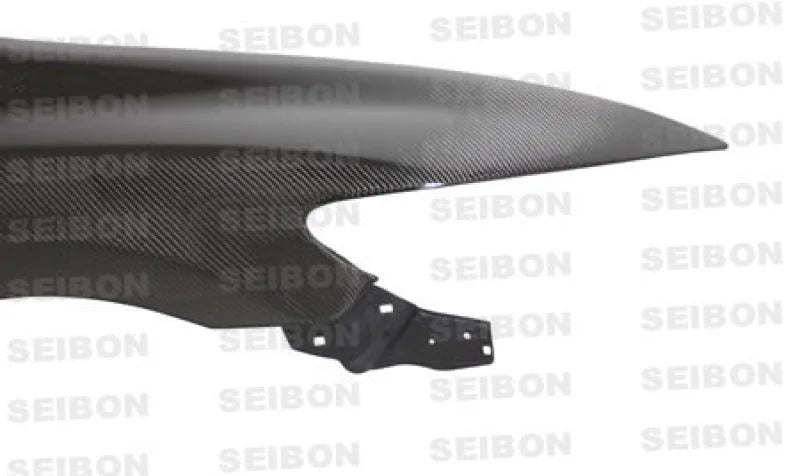 Seibon 06-10 Honda Civic 4dr OEM Style Carbon Fiber Fenders - Detail View