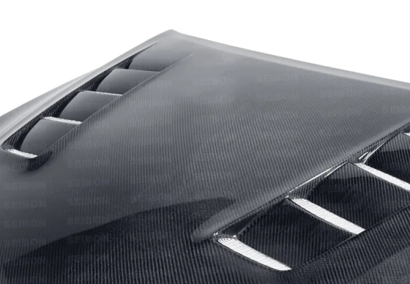 Seibon 06-12 Lexus IS 250/IS 350 Including Convertible TSII-Style Carbon Fiber Hood - Side View