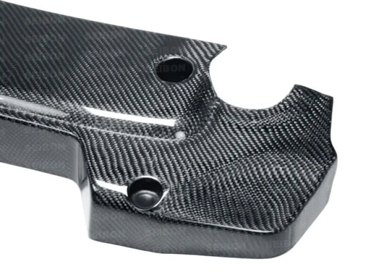 Seibon 07-08 Nissan 350Z Carbon Fiber Engine Cover - Side View
