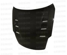 Load image into Gallery viewer, Seibon 07-08 Nissan 350z TS-style Carbon Fiber Hood - Main Product View