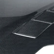 Load image into Gallery viewer, Seibon 07-08 Nissan 350z TS-style Carbon Fiber Hood - Installation View