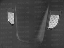 Load image into Gallery viewer, Seibon 07-10 BMW 3 Series 2 Dr (Excl M3 &amp; convertible) BM-Style Carbon Fiber Hood - Detail View