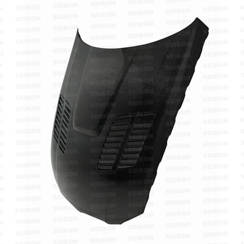 Seibon 07-10 BMW 3 Series 2 dr E92 (Excl M3 & convertible) GTR-style Carbon Fiber Hood - Side View