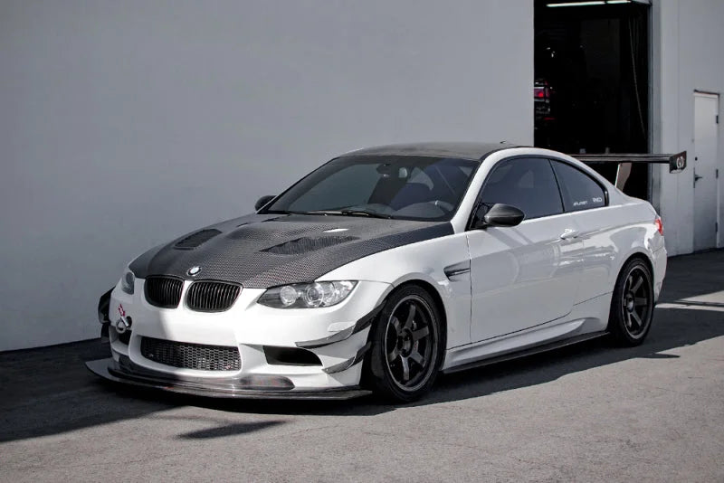 Seibon 07-10 BMW M3 Series 2Dr (E92) CT-Style Carbon Fiber hood - Back View