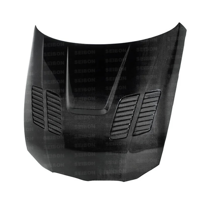 Seibon 07-10 BMW M3 Series 2Dr (E92) GTR-Style Carbon Fiber hood - Back View